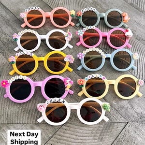 Personalized Sunglasses For Kids, Flower Girl Gift Idea, Toddler Gift, Kids Gift, Babies Gift, Kids Party Favors,Baby Girl Boy Birthday Gift