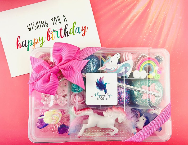 Unicorn Wonderland Play Dough Kit, Custom Birthday Gift for Kids,Play Dough kit for Kids,Girls boys Gift,Babies gift,Toddler Present,playdoh image 4