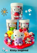 Hello Kitty Inspired Play Dough 8 oz Jar | Pink Kawaii Sensory Dough | Cute Gift for Kids | Birthday Party Favor |Handmade Slime Alternative