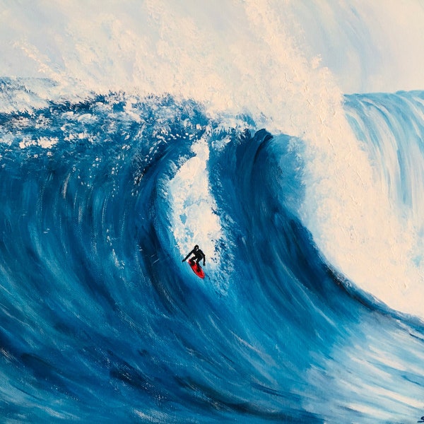 Maverick 40x50 - Original Painting - Painting on Canvas, Living Room Decor, Wall Art, Gift Ideas