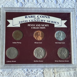 Rare Coins of the 20th Century Series- Penny and Nickel Collection