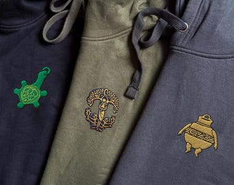 Embroidered Elden Ring Hoodie (choose your talisman)
