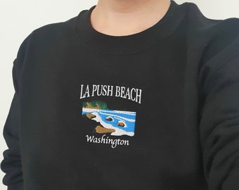 Embroidered La Push Beach Sweatshirt | La Push Washington | Twilight La Push | Twilight Saga | Twilight Sweatshirt | Twilight Sweater
