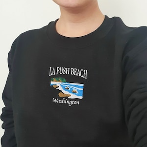 Embroidered La Push Beach Sweatshirt | La Push Washington | Twilight La Push | Twilight Saga | Twilight Sweatshirt | Twilight Sweater