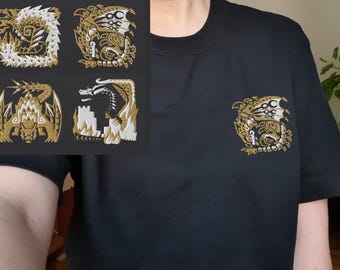 Embroidered Monster Hunter shirt