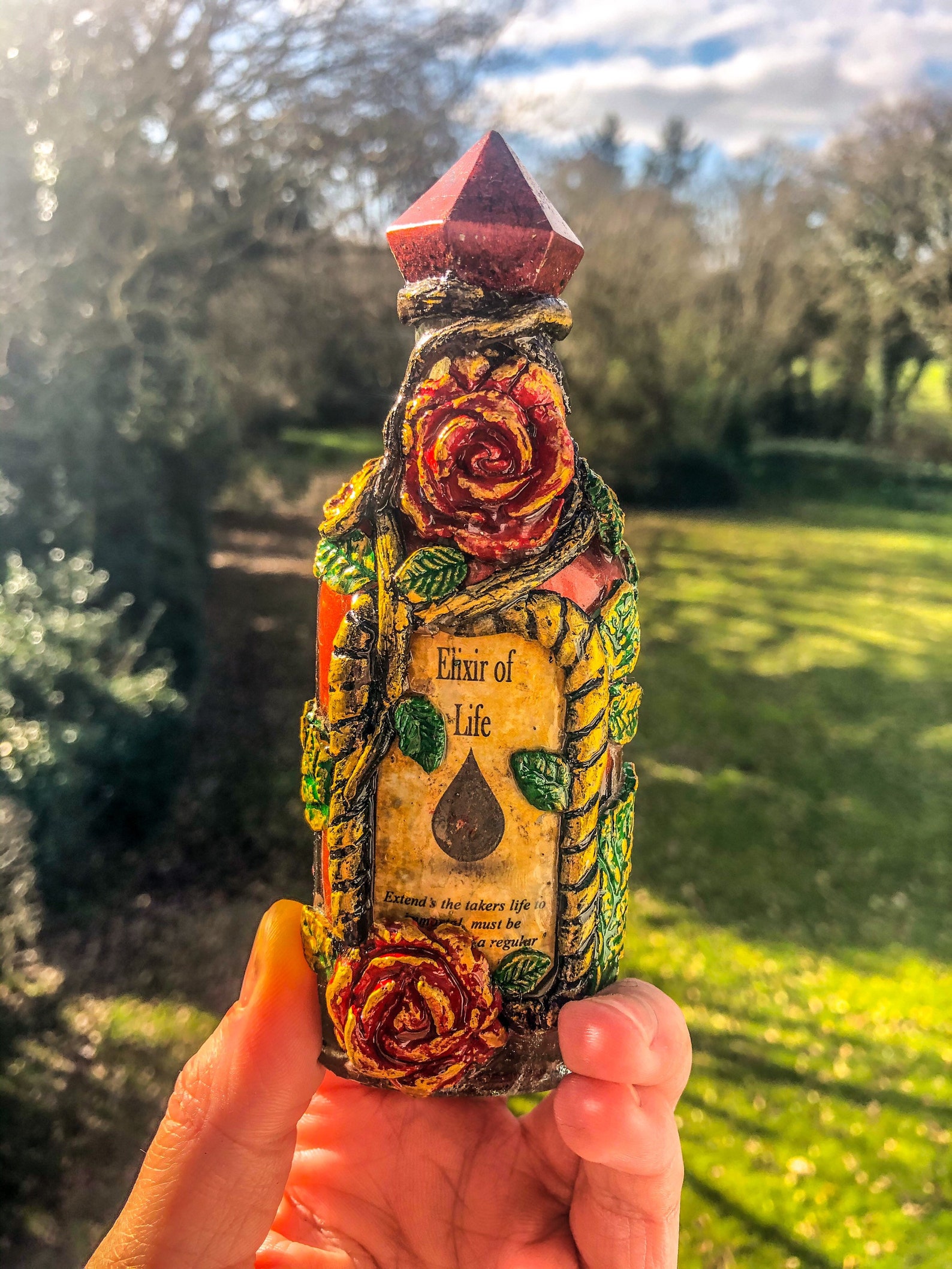 Elixir of Life. Small Potion/Spell Bottle Harry Potter | Etsy