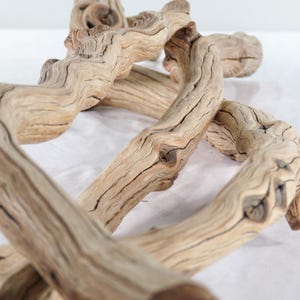Manzanita Driftwood (3 pc set), These 38&quot; long smooth sticks are perfect for reptile enclosures, terrariums, aquarium or craft projects