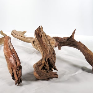 Manzanita Driftwood (3 pc set), These large smooth sticks perfect for reptile enclosures, terrariums, aquarium or craft projects