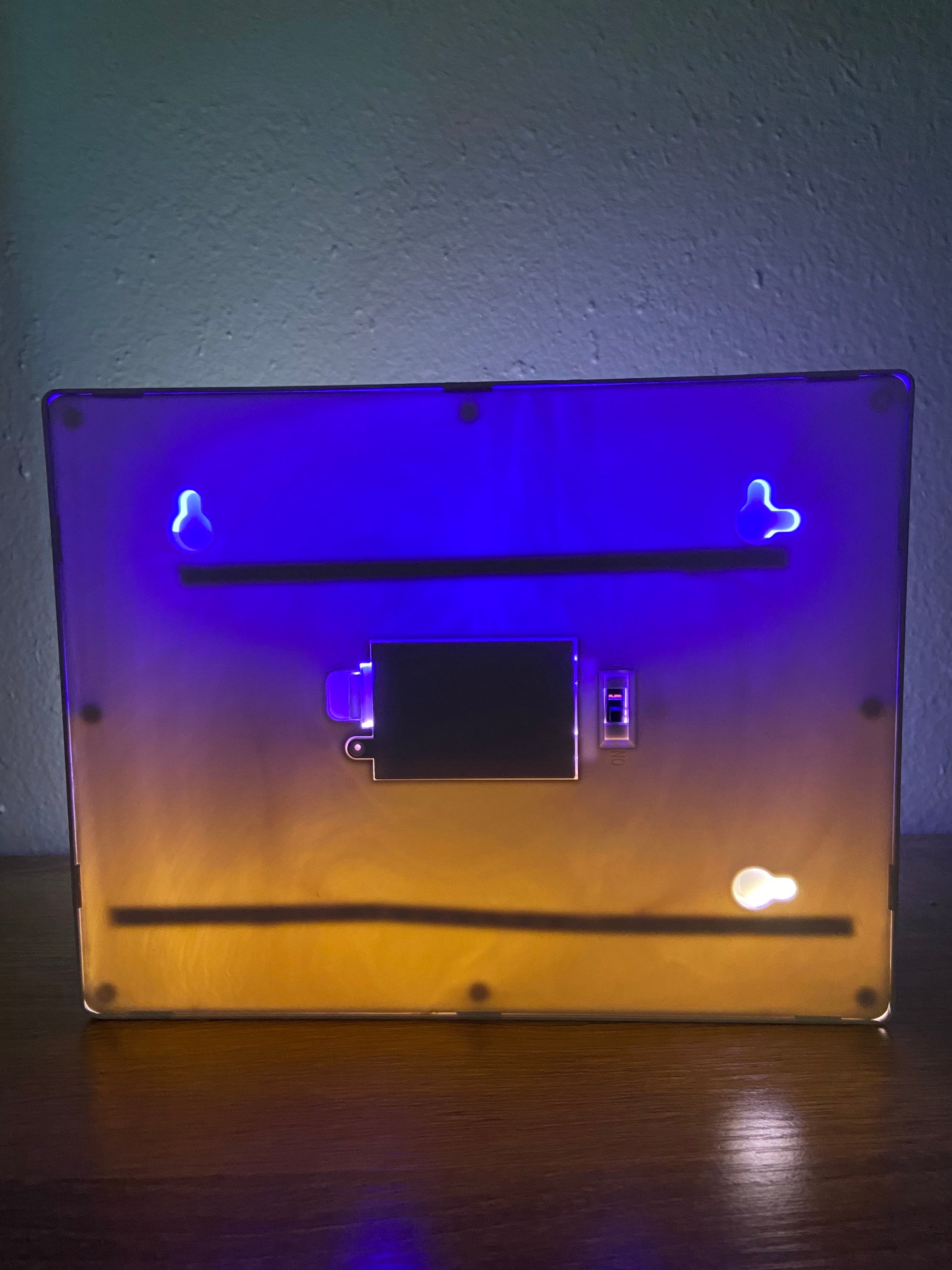 Space Themed Light Box/shadow Box, Pre Lit Shadowbox, Space Shadowbox, LED Space Shadowbox