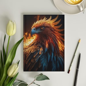Phoenix Journal 6x8 Phoenix Bird Journal Phoenix Notebook Fire Bird Notebook Mythology Journal For Men Fantasy Journal for Women 150 Pages
