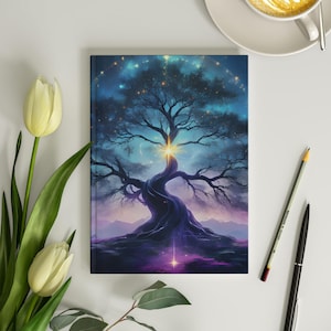 Tree of Life Journal 6x8 Tree of Life Notebook Magical Nature Journal Magical Tree Notebook Nature Fantasy Journal for Woman 150 Lined Pages
