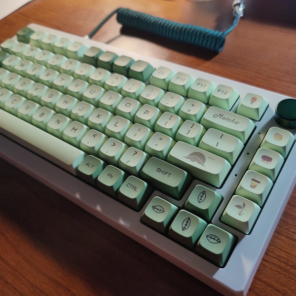 5075s AKKO Lubed Switch Matcha XDA or cherry- 82 and 67 keys with volume knob, creamy yellow milky gateron plus many other switch options