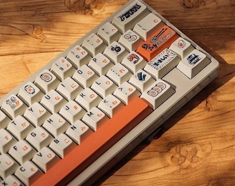 Vintage Chinese Newspaper Keycap 140 Set | PBT Custom