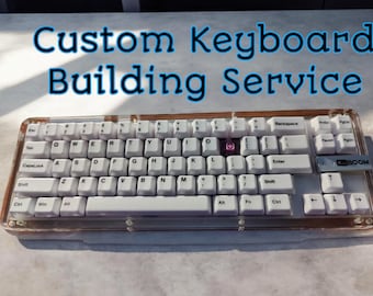 Custom Mechanical Keyboard Building Service on Etsy - Any keyboard - Any Switch - Any Mod - Any Keycaps - Guided Walkthrough