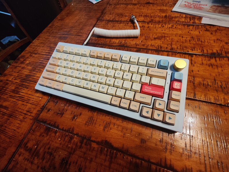 Akko 5075s Lubed Switch Soy Milk XDA Keyboard 82 Keys With Etsy