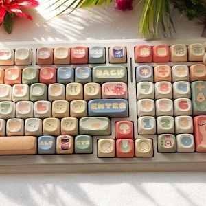 Instant Noodles Keycap Set - MOA Profile Keycap Set - Instant Noodles ...