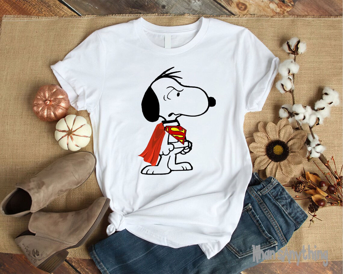 Snoopy Superman ShirtFunny Snoopy Snoopy Shirt Superman | Etsy