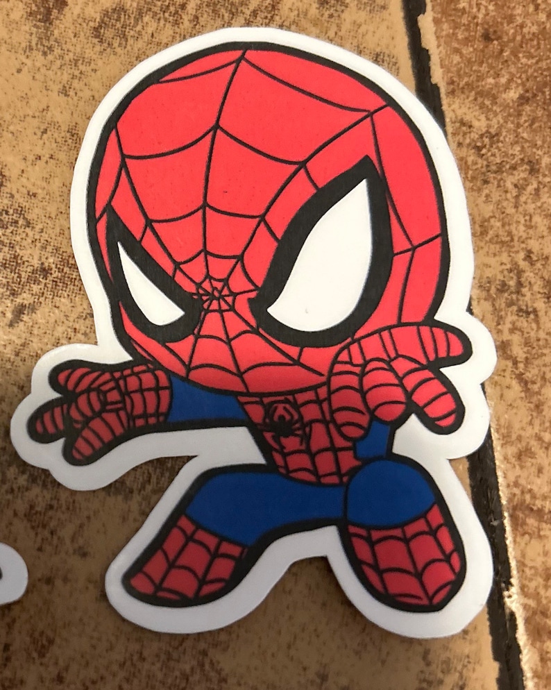 Spiderman Sticker Etsy