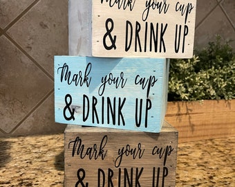 Party cup dispenser with hole for your sharpie