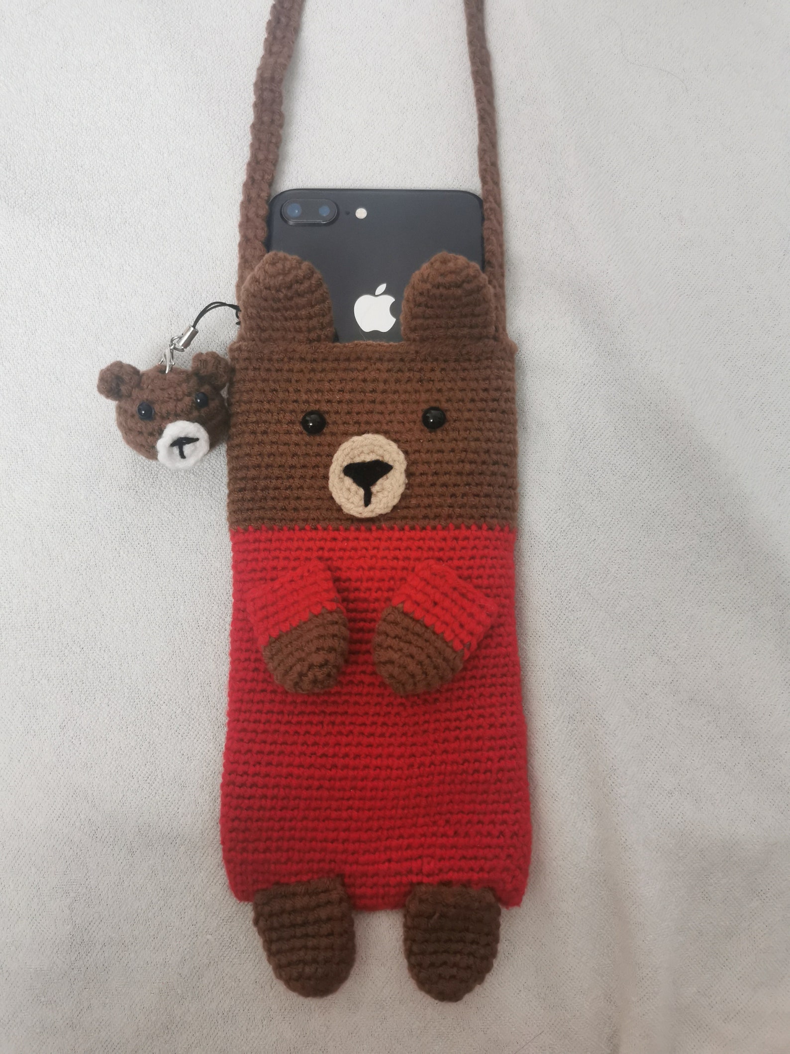 Bolso de oso de cuerpo cruzado del soporte del teléfono bolso Etsy