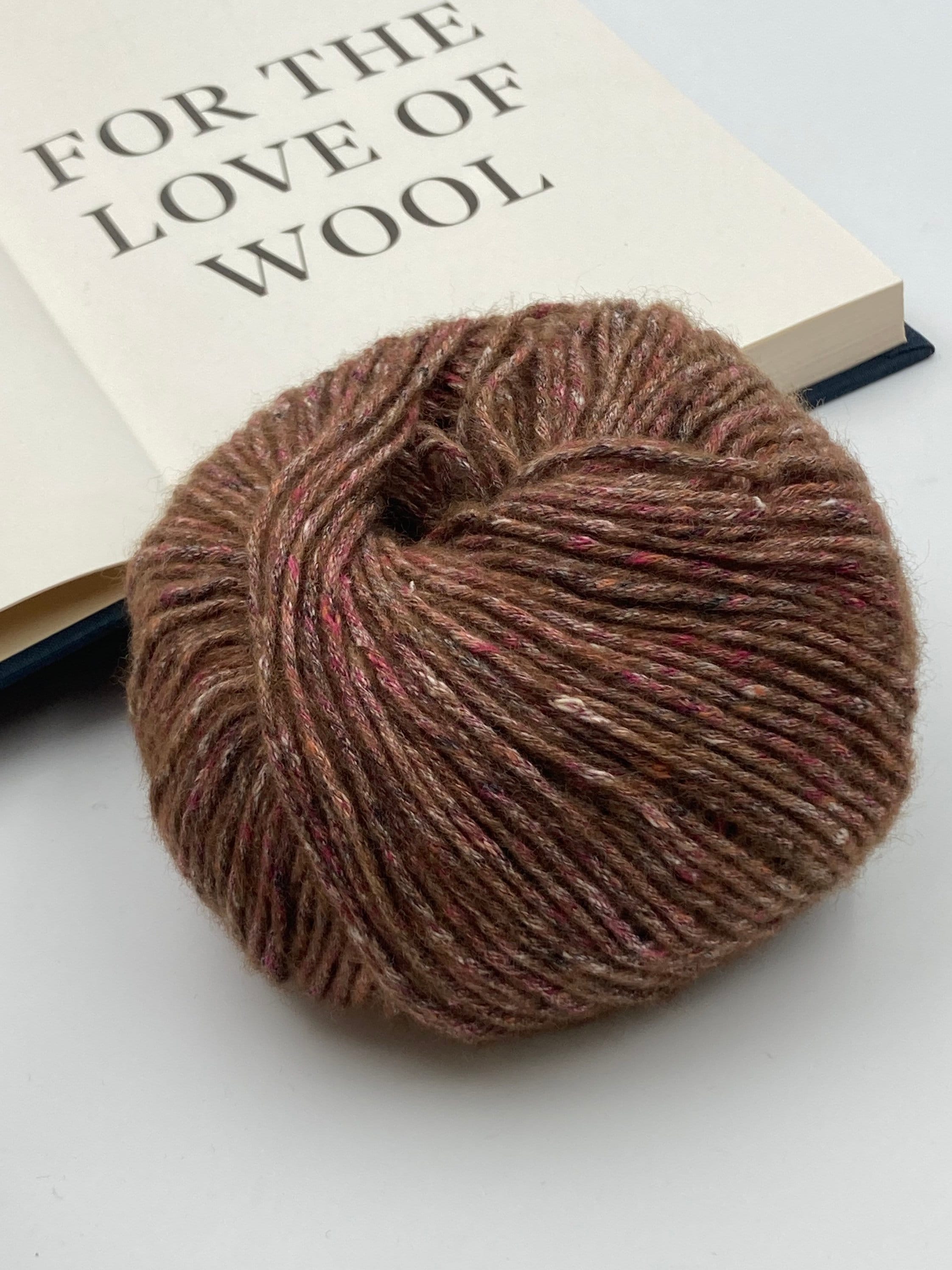 Wool Yarn Worsted Weight Tweed Yarn Lion Brand Fishermen's Wool Knit,  Crochet & Fiber Art Felt It, Dye It Water Resistant Yarn 