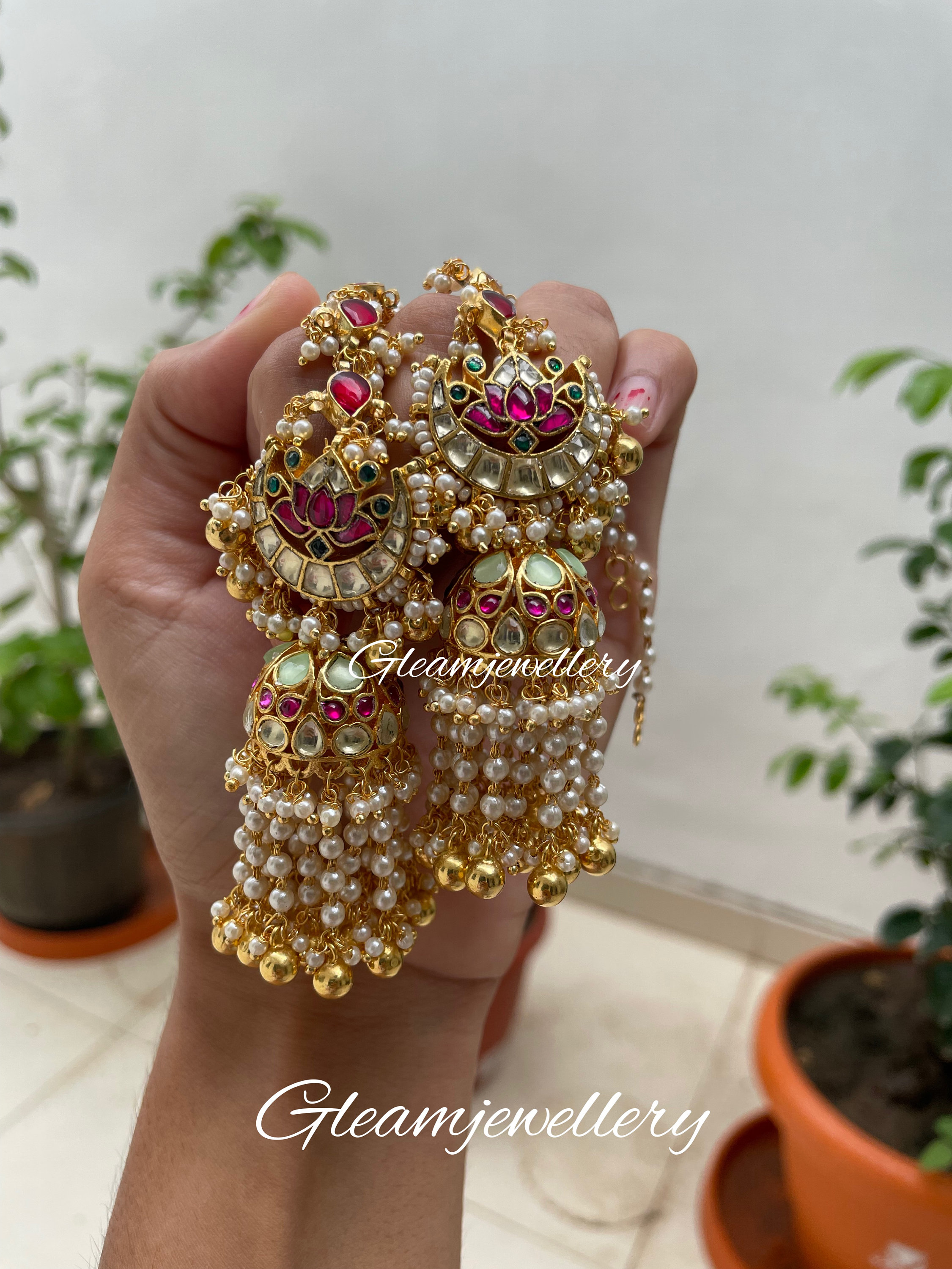 Naaz Earrings & Tikka – Indiatrendshop