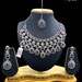 American Diamond Necklace Set With Earrings And MaangTika main image 0