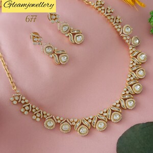 The Dolly polki necklace