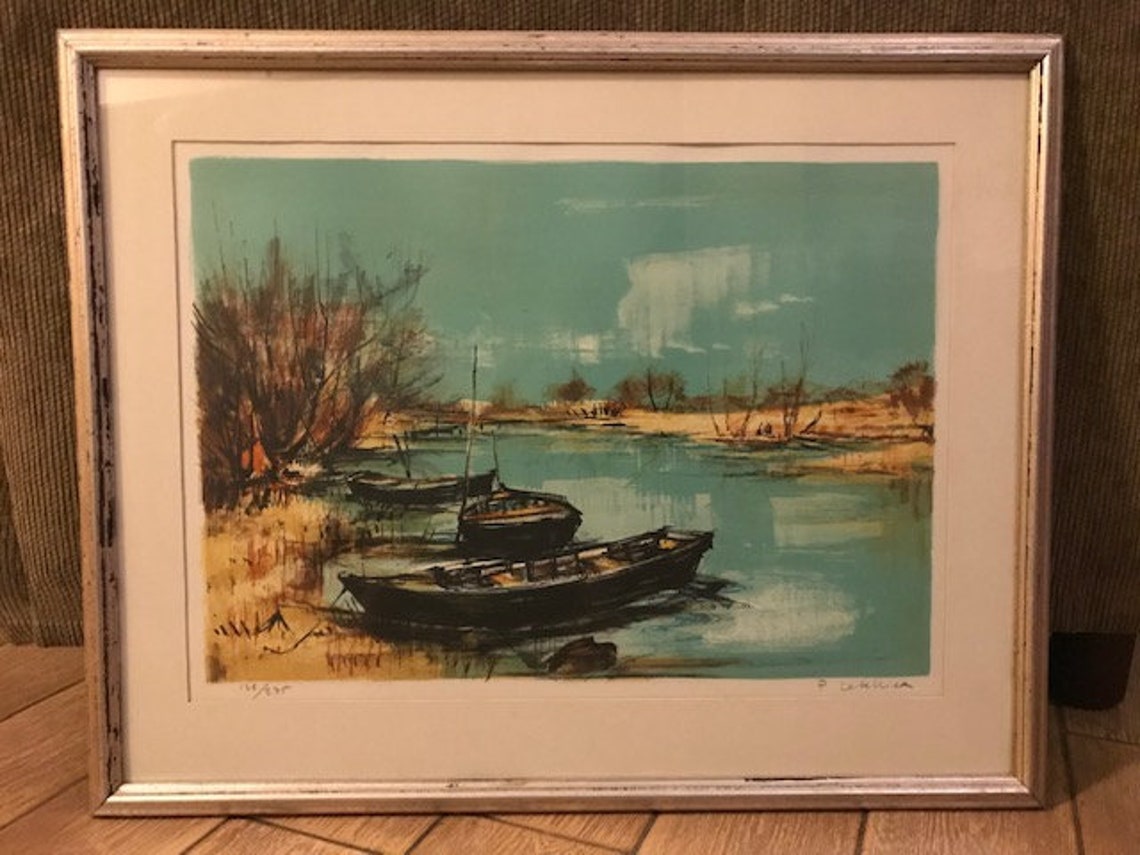 Pierre Letellier 19282000 Original Lithograph Limited Etsy