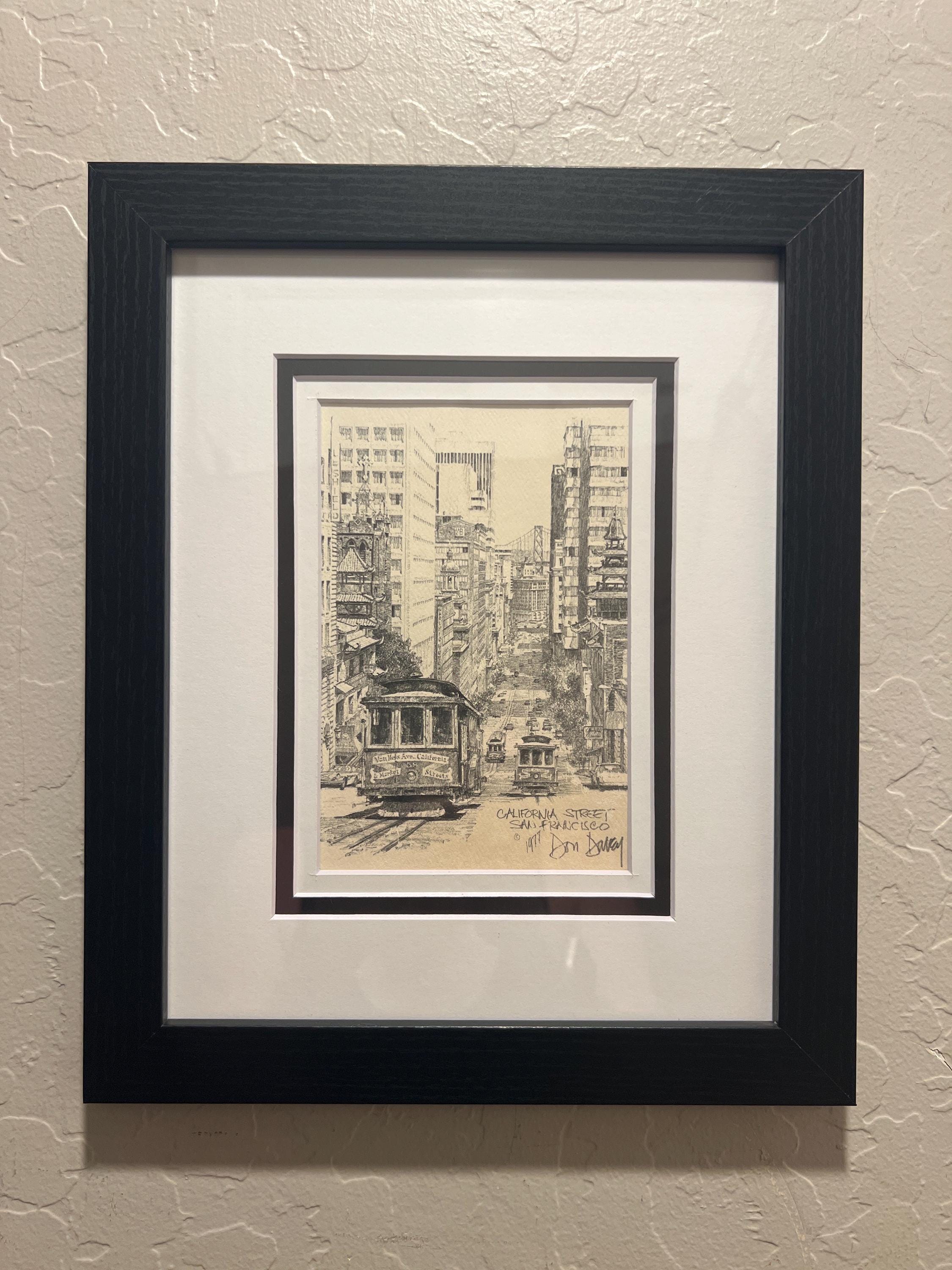 Don Davey Signed Art Print California Street San Francisco 5