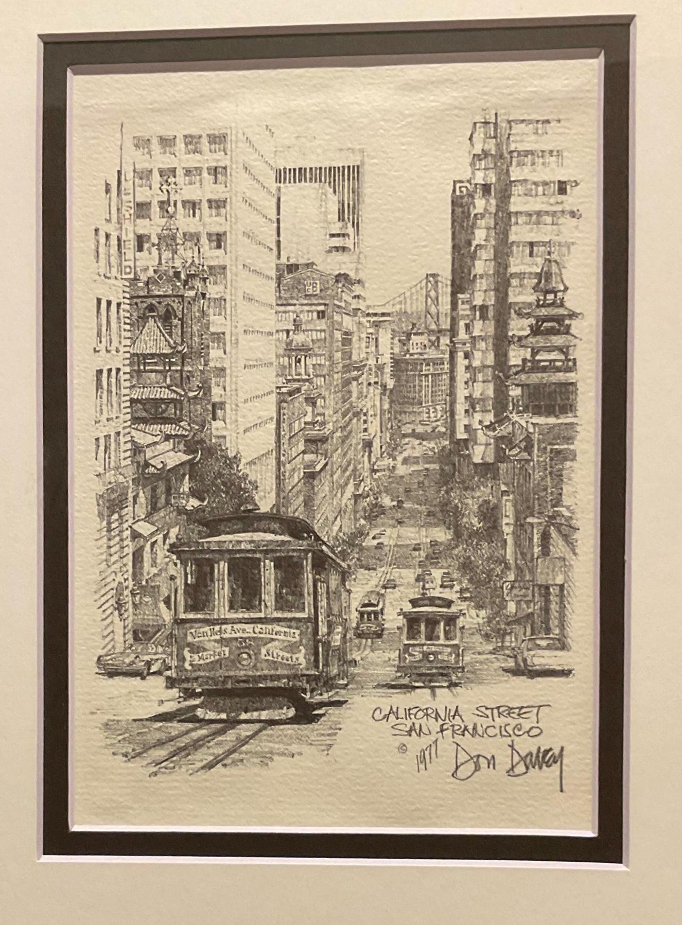 Don Davey California Street San Francisco 1977 Cable Car