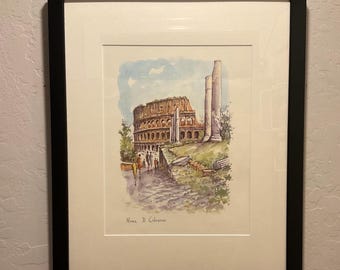 絵画 Hass Lillianthal House 1979 Don Davey Charcoal Drawing of Hass Lilienthal House San Francisco by