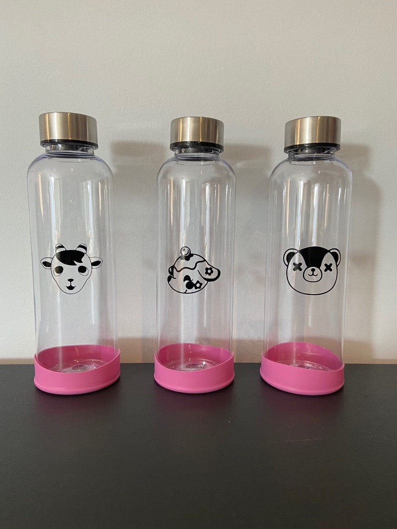 Animal Crossing inspired water bottle ALL CHARACTERS Etsy