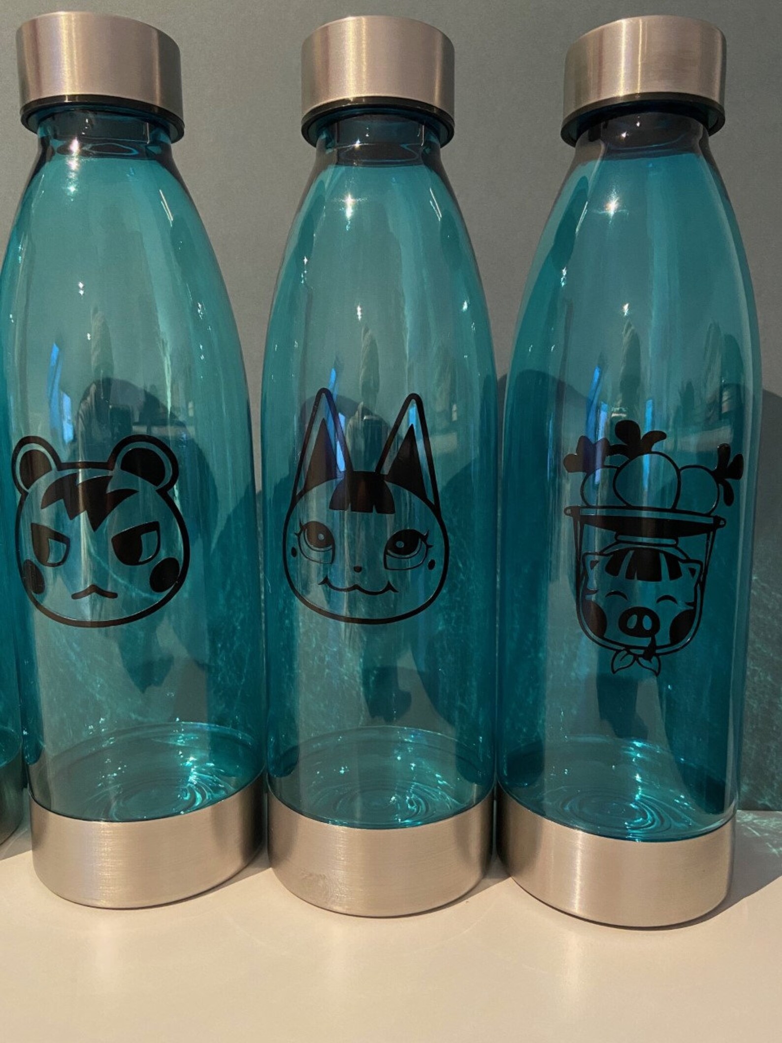 Animal Crossing Inspired Water Bottle Etsy