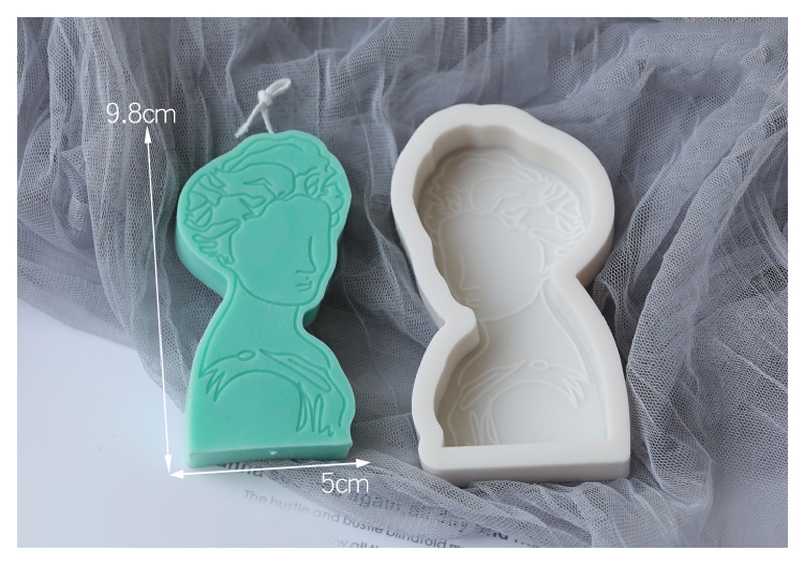 Female Figure Silicone Candle Mold Aromatherapy Candle Etsy