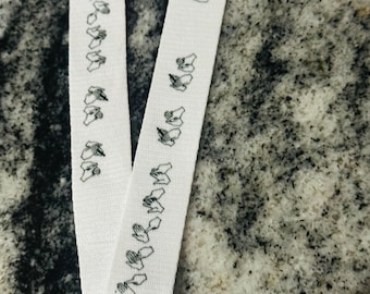Personalised BSL Name Lanyard | Custom British Sign Language Lanyard | Deaf Awareness Gift | BSL Fingerspelling Gift | Student | interpreter