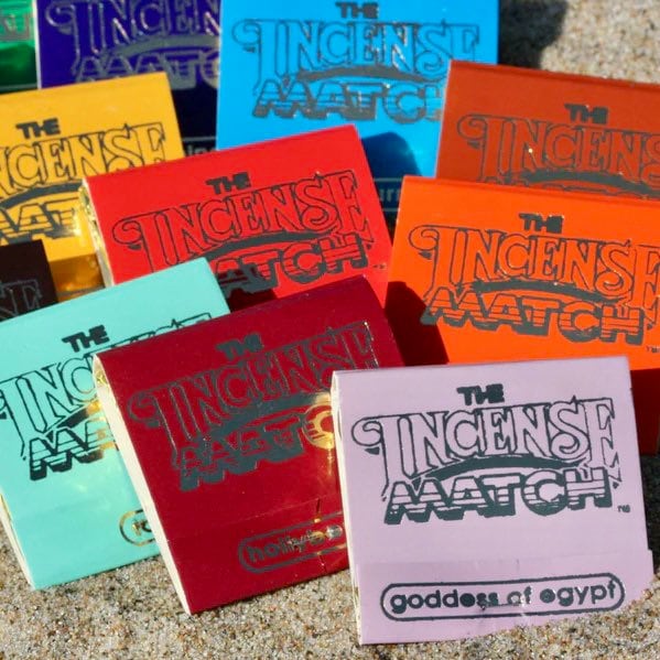 Incense Match Company Scented Incense Match Books – Lot Of 4, Random Scents, USA Made
