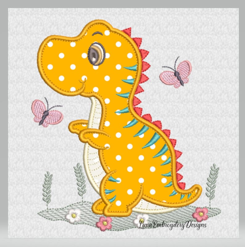 Dinosaur Machine Embroidery Designs