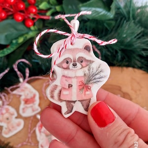 手作りクリスマスオーナメントセット • ポリマークレイの動物の飾り