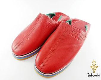 Handmade Moroccan Leather Babouches | Berber Slippers