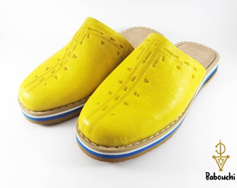 Handmade Moroccan Leather Babouches | Berber Slippers