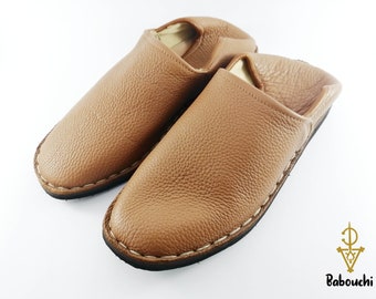 Handmade Moroccan Leather Babouches | Berber Slippers