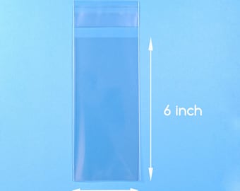 100 3x6 inch Clear Cello Bag Self Sealable Bag Plastic Packaging