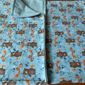Baby Blanket double sided flannel 36x42 inches “Teddy Bears”