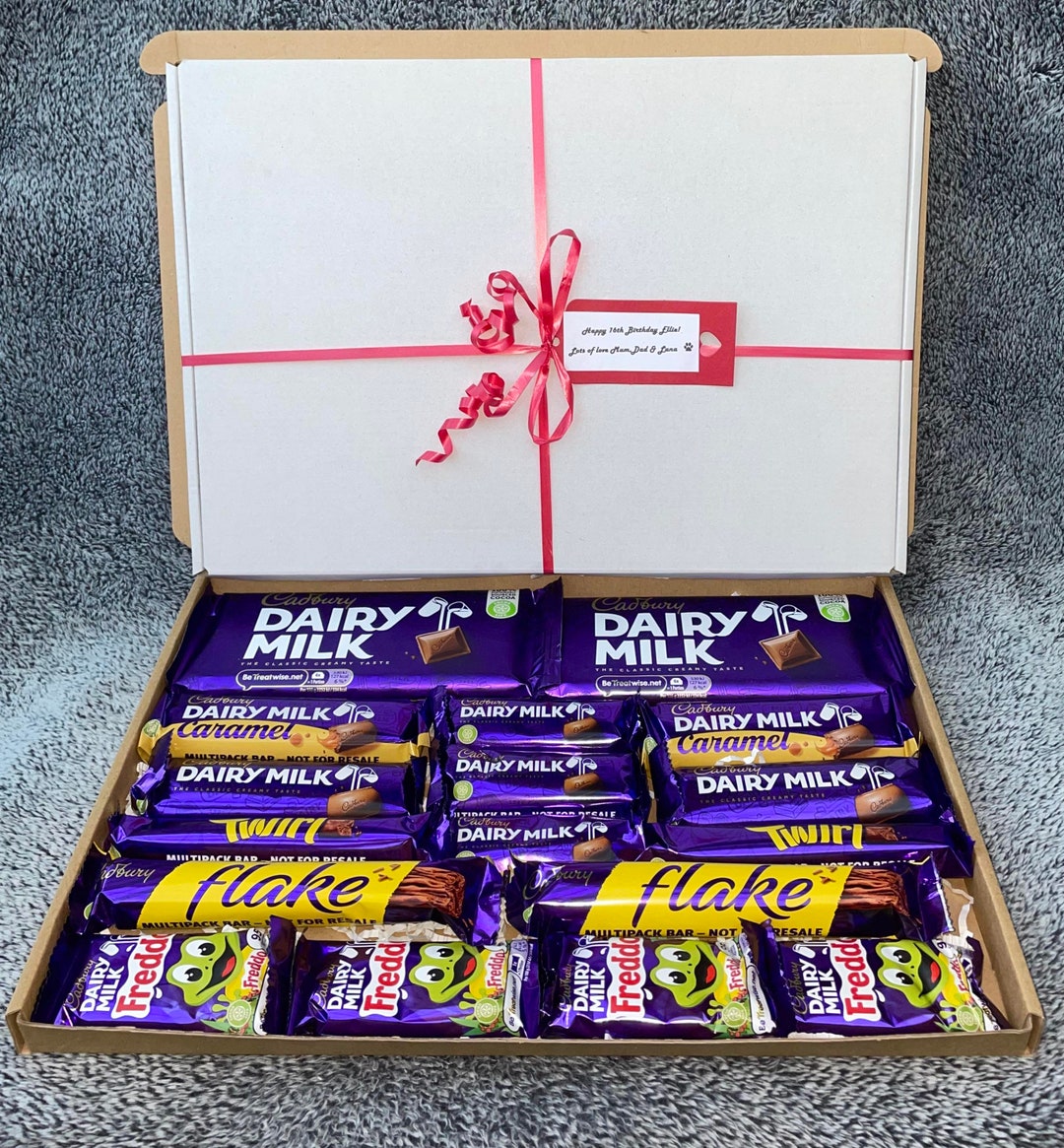 Cadbury Chocolate Gift Box Birthday Christmas Etsy