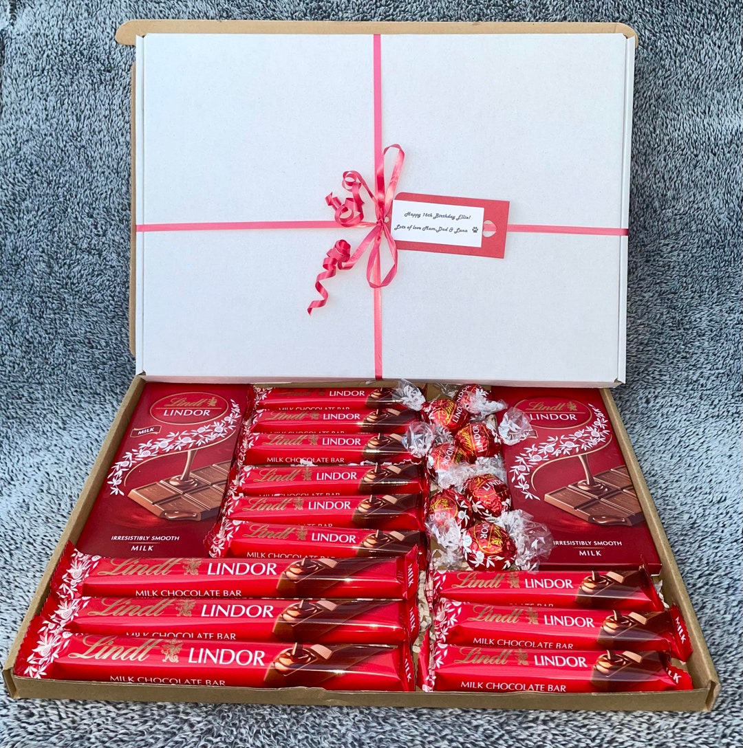 Lindt Chocolate Gift Box Birthday Get Well Soon Valentines - Etsy