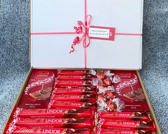 Lindt Chocolate Gift Box - Birthday Get Well Soon Valentines Any Occasion