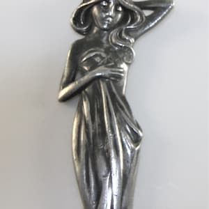 Abridor de cartas Art Nouveau/mulher/briefopener vrouw
