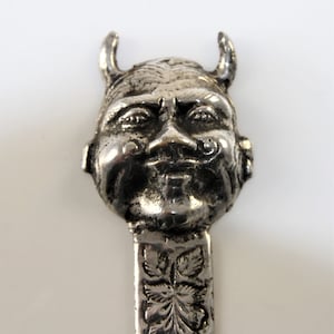 Vintage Devil Demon letteropener/teufel brief öffner