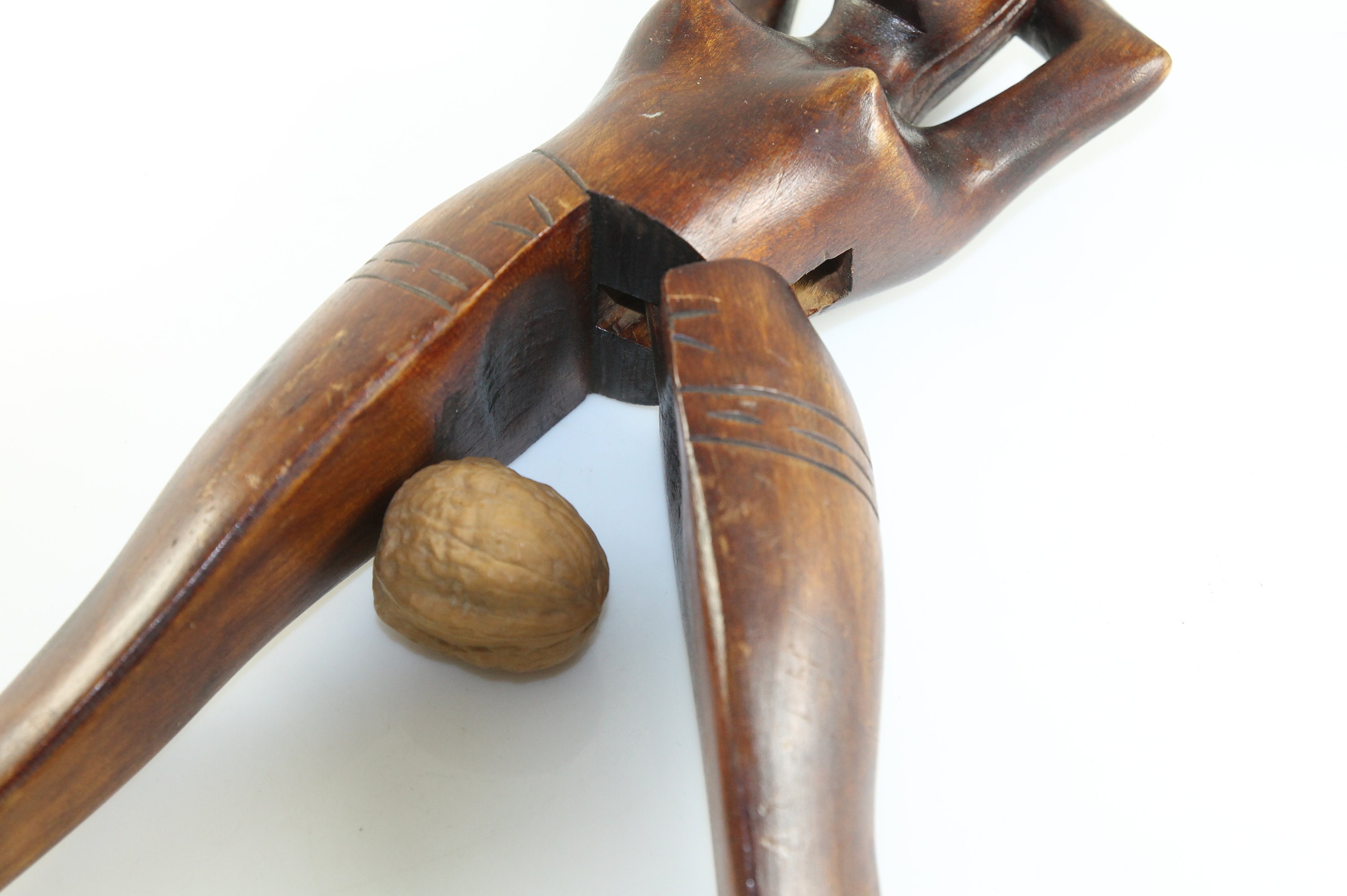 Lot De 2 Anciens Casse-noix érotiques – Objets De Collection Originaux